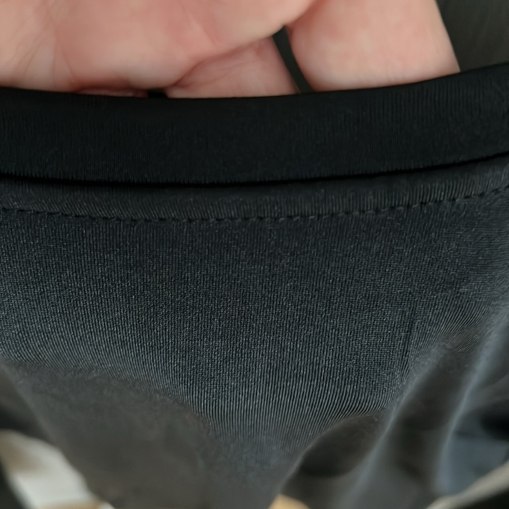 NWT MINIMALIST slinky black cropped long sleeve top by COMMENSE S - Picture 6 of 7